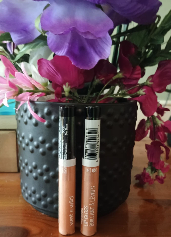 Wet n Wild MegaSlicks Lip Gloss, Sun Glaze 556B, 0.19 oz - 2 PACK - Image 1 of 1