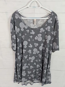 Top Lularoe donna TG 3XL Topolino grigio - Foto 1 di 9