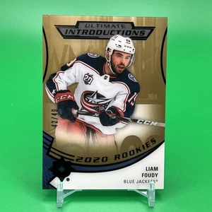 2020-21 Upper Deck Ultimate Collection - Ultimate Introductions Liam Foudy... - Picture 1 of 7