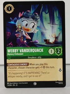 Webby Vanderquack - Mystery Enthusiast - Susurros en el pozo - 73/204 - Casi nuevo - A - Imagen 1 de 5