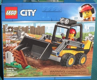 Lego CITY 60219 ~ CONSTRUCTION LOADER ~ Retired NEW SEALED Jackhammer Fence - Image 1 of 4