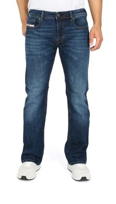 Jeans stretch masculino Diesel Zatiny ajuste regular bootcut tamanho 40 X 30 streetwear  - Imagem 1 de 4