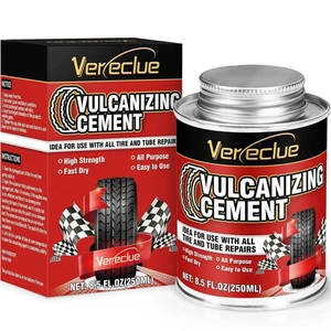 Cemento vulcanizador químico, pegamento transparente para reparación de neumáticos, todo 8,5 oz, - Imagen 1 de 2