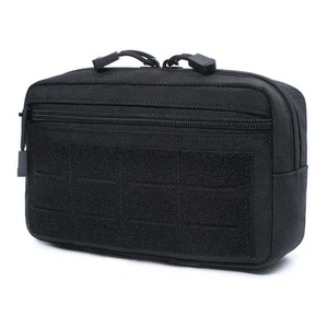 Tactical Molle Horizontal Admin Pouch Multi-Purpose Laser-Cut EDC Tool Pouch Bag - Picture 1 of 7