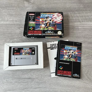 Juego World Cup Striker SNES Super Nintendo Completo En Caja - Imagen 1 de 10