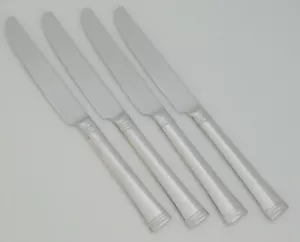 Mikasa ROPE Stainless 18/10 Set 4 DINNER KNIVES Glossy Flatware 9 1/2"" - Picture 1 of 5