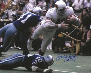 AUTOGRAPHED Jackie Smith "HOF 94" 8x10 St. Louis Cardinals Photo - COA - Picture 1 of 1