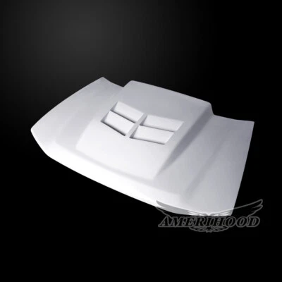 Fits 2002-2009 Chevrolet Trailblazer  CWL Style Functional Heat Extractor Hood - Image 1 of 4