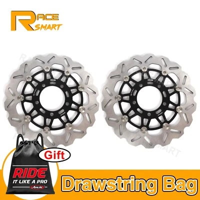 Rotores de disco de freno delanteros flotantes para Kawasaki Ninja 650R 650 R EX650 2006-2016 Foto 1 de 4