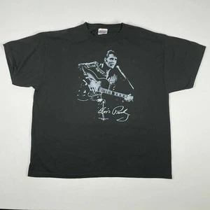 Elvis Presley schwarzes T-Shirt doppelseitig Biker Girl Motorrad Grafik Herren XL - Bild 1 von 9