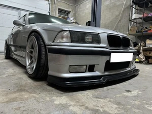 bmw E36 GT style Front lip spoiler M3 bumper splitter abs plastic plastic gloss - Picture 1 of 10
