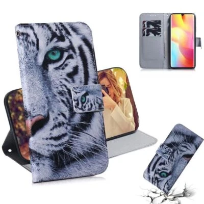 Tiger Wolf Dog Wallet Phone Case For Xiaomi POCO X3 M3 F3 F5 X5 Pro C51 X4 F4 GT - Image 1 of 4