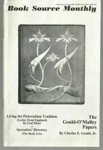 Book Source Monthly Magazine August 1997 Trade Catalogs Book Arts Pickwickian - Picture 1 of 1