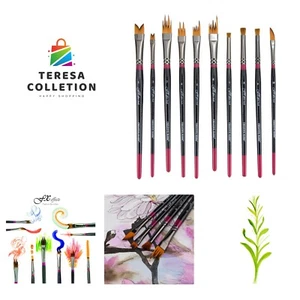 FX Set di Pennelli per Pittura Effetti Speciali Nastro Unico, Multilinea, Angolare Dabber... - Foto 1 di 8