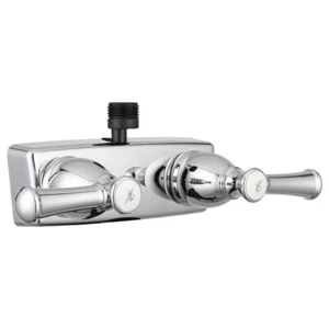 Dura Faucet Shower Control Valve 2 Valve Single Piece Wall Mount  DFSA100LCP - Picture 1 of 2