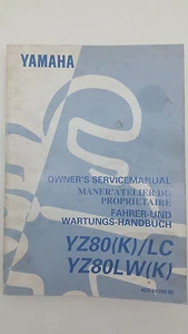Yamaha Motorbike YZ80(K)/LC YZ80LW(K) Factory Service Manual. 1st ed., June 1997 - Picture 1 of 4