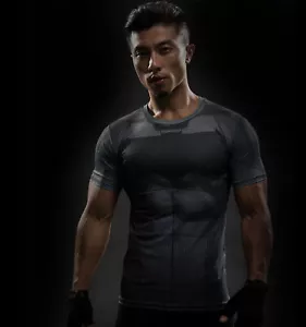 NUEVO Batman Camisetas Raglan Mangas Cortas Crossfit Disfraz Hombre Superman Recién Llegado - Imagen 1 de 6