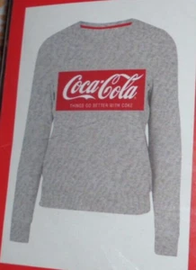 schönes Shirt Sweatshirt Pullover Langarmshirt Größe L 42 /44 Coca Cola - Bild 1 von 1