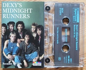 DEXY'S MIDNIGHT RUNNERS - BECAUSE OF YOU (SPECTRUM 5500034) 1993 EUROPE CASSETTE - Picture 1 of 3