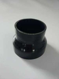 Black ID 2.5" to 3.25'' 63/83mm Silicone Straight Reducer Intercooler Turbo Hose - Picture 1 of 10