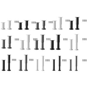 Pack Of 2 Adjustable Furniture Legs Upgrades for Cabinet Table & Couch Stability - Picture 1 of 22