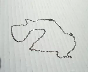 Stainless steel link chain necklace with lobster clasp 45 cm 18" for everyone - Picture 1 of 5
