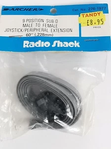 Kit de extensión periférica de joystick Archer 9 posiciones SUB-D macho a hembra de colección - Imagen 1 de 5