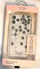 Kate Spade Defensive Hardshell Case Scattered Flowers Clear for iPhone 11 Pro
