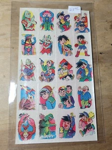 Hoja de pegatinas vintage (1) vintage sin usar - Imagen 1 de 4