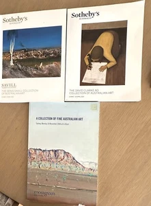 3 Catalogues of Auctions of Australian Fine Art Collections. Excellent condition - Picture 1 of 11