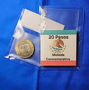 MEXICO 20 PESOS COIN MONEDAS 2021 BICENTENARIO DE LA INDEPENDENCIA CIRCULATED A - Picture 1 of 6