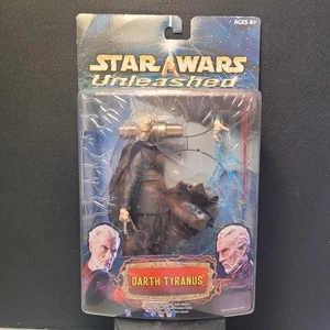 Darth Tyranus 2002 Star Wars Unleashed MOC NEU Factory Sealed Card Bends. - Bild 1 von 15