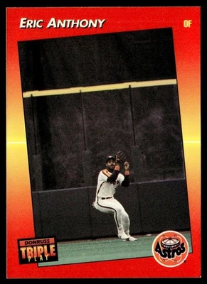 1992 Triple Play Eric Anthony Houston Astros #18 - Image 1 of 2