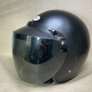 Bell Custom 500  Open face With Visor Helmet Matte Black - Picture 1 of 18