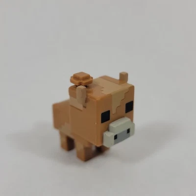 Raro Minecraft Melón Serie 22 Marrón MOOSHROOM Vaca 1" Figura Mojang Foto 1 de 4