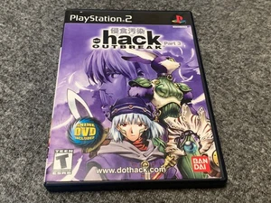 DOT .hack Parte 3: Outbreak (Sony PlayStation 2, 2003) PS2 CIB Probado y Funcionando - Imagen 1 de 8