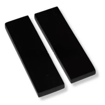 Buffalo Horn Handle Scales (Pair) – Polished 120 x 40 x 10 mm - Nordic Edge - Image 1 of 3
