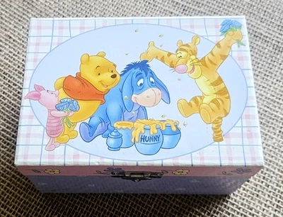 Vintage Kreisler Disney Winnie The Pooh Musical Jewelry Box 5.75"x4.25"x3.25" - Image 1 of 4