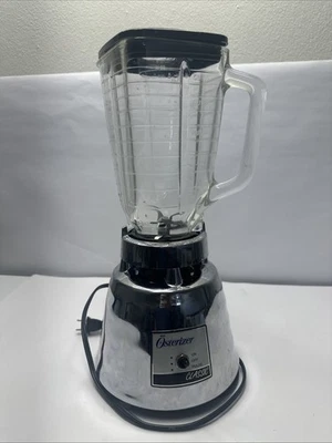 Licuadora clásica Osterizer Beehive vintage - cromo y vidrio 564a PROBADA Y FUNCIONA Foto 1 de 4