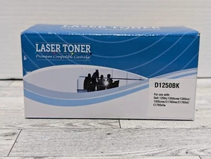 Dell Ink Toner Black Non Branded 1250/1350/1355/C1760/C1765 Box Ex 9/2017 *NEW* - Picture 1 of 4