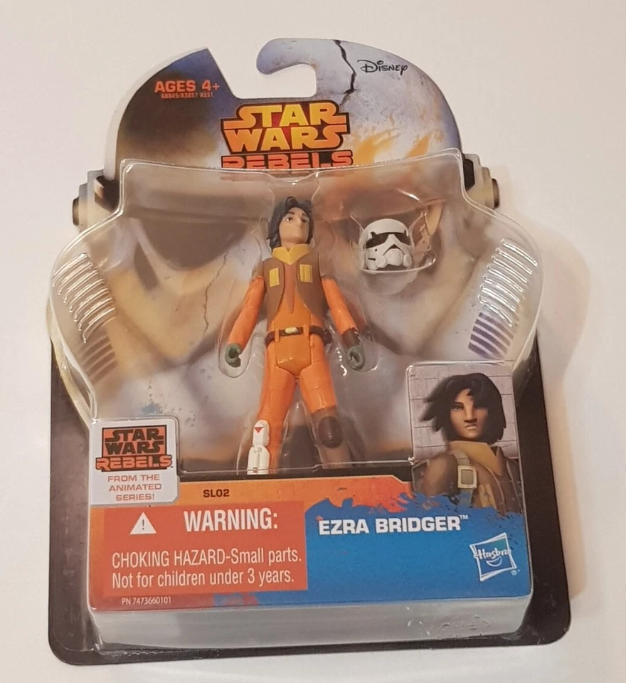 Star Wars Rebels Ezra Bridger (SL02) Action Figure Pack Sealed MOC Hasbro (#148) - image 1 of 4