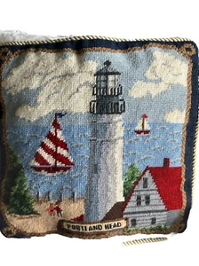 NADELSPITZE KISSENBEZUG 14x14 Zoll (PORTLAND HEAD LIGHTHOUSE) Jetzt 12,99 - Bild 1 von 3