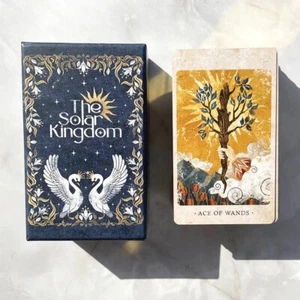 NEW! Solar Kingdom Tarot 86 Beautiful Artwork Oracle Cards w/ Cream Edges - Picture 1 of 12