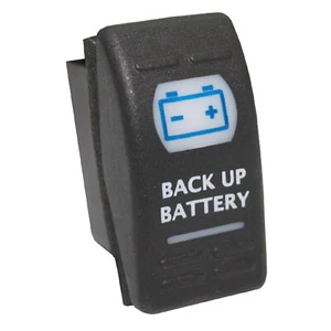 BACK UP BATTERY 262B Rocker Switch 12V 16A ON OFF Universal for Wrangler Durango - Imagen 1 de 1