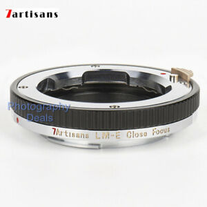 7artisans Macro Adapter Helicoid For Leica M Zeiss ZM Lens to for Sony E Camera