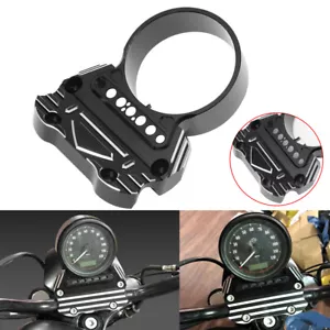 Side Speedometer Bracket Relocation Indicator Clamp For Harley Sportster XL883 - Picture 1 of 12