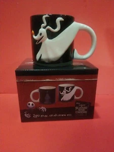 The Nightmare Before Christmas ZERO Sculpted Ceramic Mug Halloween Disney 20oz  - Picture 1 of 6