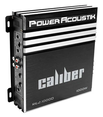 Power Acoustik RE2-1000D 1000 Watt 2-Channel Car Audio Amplifier Amp - Image 1 of 4