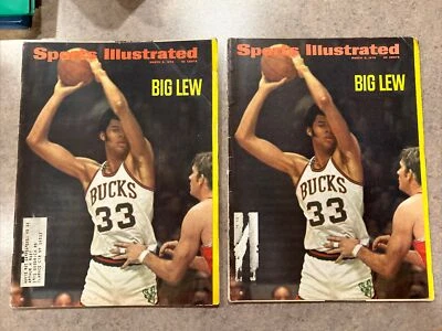 Kareem Abdul Jabbar - Lew Alcindor “Big Lew” Sports Illustrated Lot 3/9/70 GOOD - Image 1 of 3