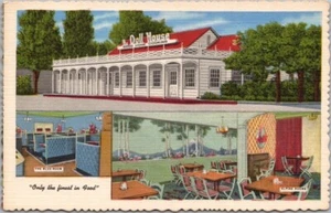 Postal de la década de 1950 de Salt Lake City, Utah THE DOLL HOUSE RESTAURANTE lino - sin usar - Imagen 1 de 2